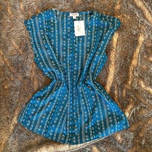 Boutique Western Sleeveless Top Medium